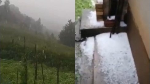 NEVREME OPUSTOŠILO ZAPAD SRBIJE: U Ivanjici grad veličine jajeta, vetar nosio i crepove sa kuća (FOTO/VIDEO)