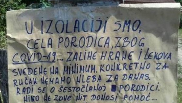 АПЕЛ ЗОРИЦЕ ИЗ ШАПЦА ПРОБУДИО СРБЕ:  За ручак немамо хлеба, али усамљеност погађа више од короне (ФОТО)