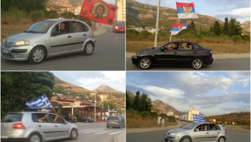 BAR VEČERAS OSVETLAO OBRAZ: Treća auto-litija od Sutomora do Bara - najmasovnija do sada! (FOTO/VIDEO)