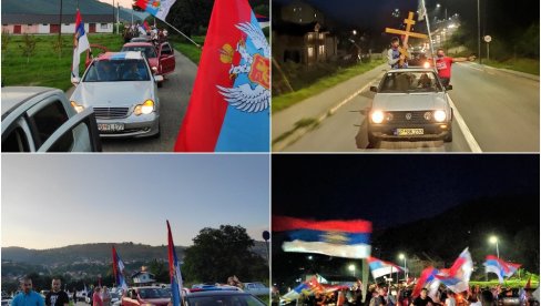 BIJELO POLJE OSVETLALO OBRAZ: Održana još jedna auto-litija - svetinje se brane i iz automobila! (FOTO/VIDEO)