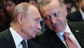 ERDOGAN I PUTIN DISKUTOVALI U ČETIRI OKA Turski lider: Mir nije daleko