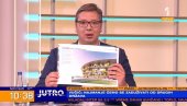 VUČIĆ UŽIVO POKAZAO SLIKU NOVOG NACIONALNOG STADIONA: Evo kako će izgledati srpski Vembli