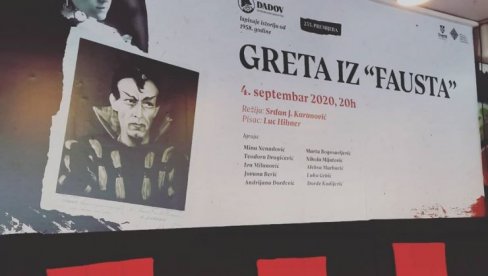 PREMIJERNA „GRETA“: Scena Omladinskog pozorišta Dadov