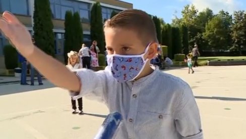 KORONA, BA, STAVI MASKU: Odgovor prvačića na pitanje reporterke nasmejao region (VIDEO)