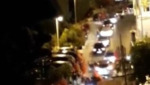 OVO NIJE SRPSKO LEGLO, VEĆ JE OVO MONTENEGRO: Provokacije pristalica DPS-a pred kućom Dritana Abazovića - pevali mu Izađi mala! (VIDEO)