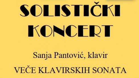 VEČE KLAVIRSKIH SONATA: Koncert u kraljevačkom Narodnom muzeju