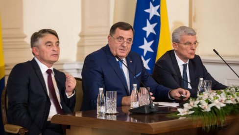 DODIK, KOMŠIĆ I DŽAFEROVIĆ PUTUJU U BRISEL: Članovi Predsedništva BiH sastaju se sa Borelom sledeće nedelje