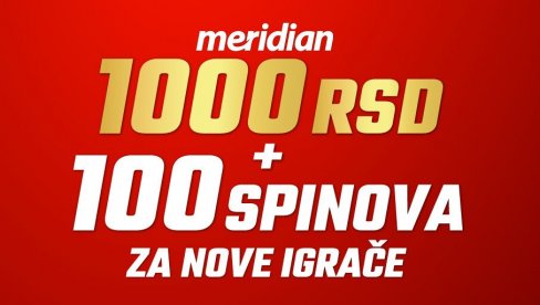 JEDAN KORAK TE DELI DO NEVIĐENOG BONUSA: Preuzmi OVDE 1.000 dinara i 100 besplatnih spinova