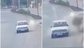 LADA JAČA OD AZERBEJDŽANSKIH PROJEKTILA: Potpuno neoštećena izletela iz dima (VIDEO)