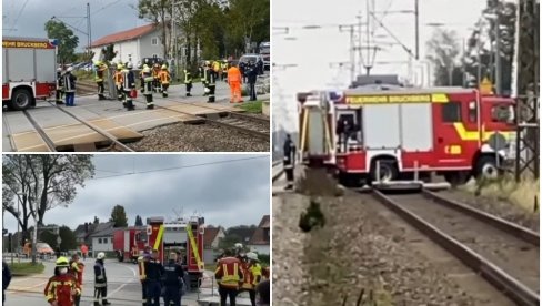 STRAŠNE SCENE SA MESTA POGIBIJE BRAĆE IZ DEČANA: Stotine vatrogasaca na pruzi, dečacima nije bilo spasa (VIDEO)