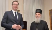 VUČIĆ RAZGOVARAO SA PATRIJARHOM: Poželeo mu brz oporavak i dobro zdravlje