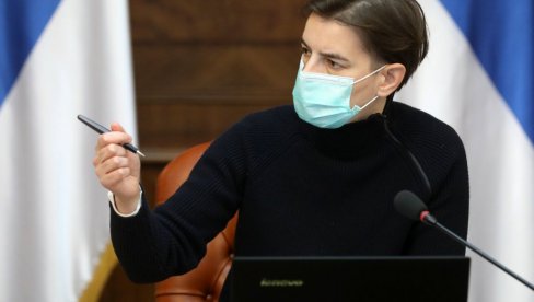 SEDNICA KRIZNOG ŠTABA POČETKOM NEDELJE Brnabić: Ove mere će biti u fokusu - svaki dan razmišljamo o tome