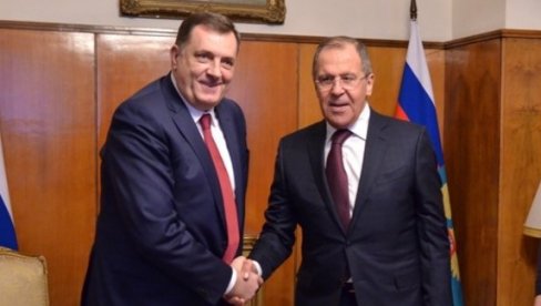 REPUBLIKA SRPSKA JE ZAHVALNA Dodik uputio čestitku Lavrovu povodom važnog dana