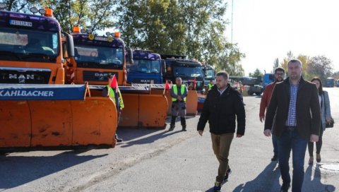 ЗИМСКА СЛУЖБА СПРЕМНА ЗА СНЕГ: Због Ипсилон крака повећан обим посла