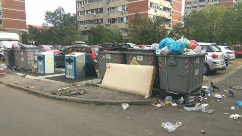 PRELIVA SMEĆE IZ KONTEJNERA: Građani upućuju žalbe Beokom servisu kao i komunalnom preduzeću Čistoća