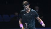 NADAL POBEDOM POČEO ZAVRŠNI MASTERS: Sjajni Rafa lako sa Rubljovim