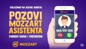 Pozovi Mozzart asistenta – uplati avans sa kućnog praga!