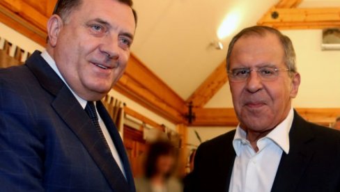 LAVROV POSLAO PORUKU DODIKU: Evo šta mu je ruski šef diplomatije poželeo