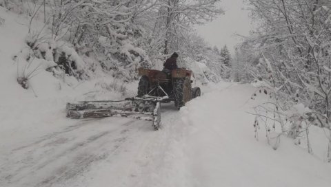 ОПАСНОСТ ЗА ТУРИСТЕ НА КОПАОНИКУ: Велики број стабала пао под теретом снега