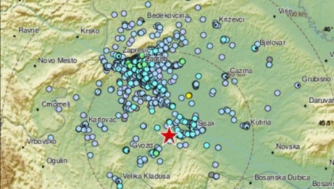 НОВИ ПОТРЕС КОД СИСКА: 3,3 степена по Рихтеру - тресла се и околина