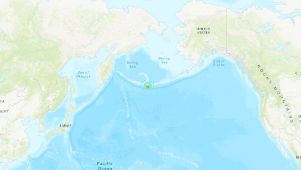 СТРАШАН ЗЕМЉОТРЕС ПОГОДИО АМЕРИКУ: Тресло се на Аљасци, епицентар код Алеутских острва!