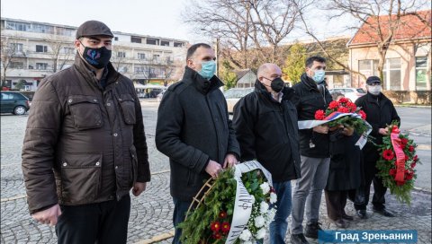 СЕЋАЊЕ НА ЖРТВЕ КРВАВОГ БАНАТСКОГ ЈАНУАРА: У Зрењанину одржан помен страдалим родољубима