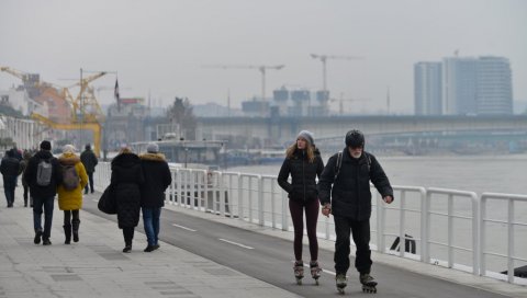 ВРЕМЕНСКА ПРОГНОЗА ЗА СРЕДУ, 5. ЈАНУАР: Током дана топло, увече наоблачење, понегде киша, од сутра хладније