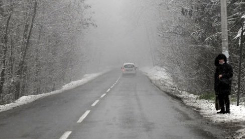 VOZAČI, OPREZ! Na putevima će danas biti poledice, a evo na kojim deonicama treba da obratite posebnu pažnju