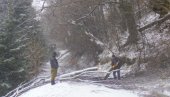 SNEG ZADAJE PROBLEME: Sela kod Brusa bez struje, na Južnoj Moravi vanredna odbrana od poplava