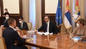 VUČIĆ SA ZAKONJŠEKOM: Predsednik se sastao sa direktorom stalnog Sekretarijata Transportne zajednice