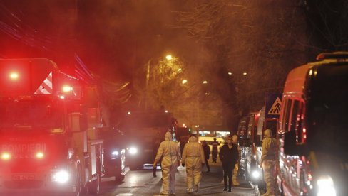 POŽAR U KOVID BOLNICI, PREMINULE ČETIRI OSOBE: Horor scene u Bukureštu, evakuisane 102 osobe (FOTO)