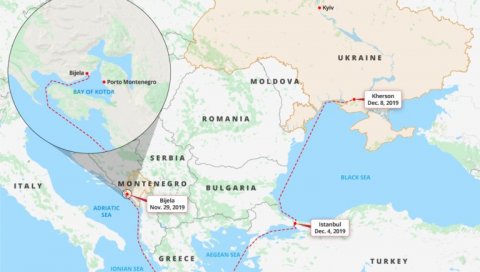 ХТЕЛИ ДА ПРОШВЕРЦУЈУ КАНЦЕРОГЕНИ ОТПАД, ЛАЖИРАЛИ ДОЗВОЛУ: Токсични материјал из бродоградилишта Бијела годину дана заробљен у Украјини