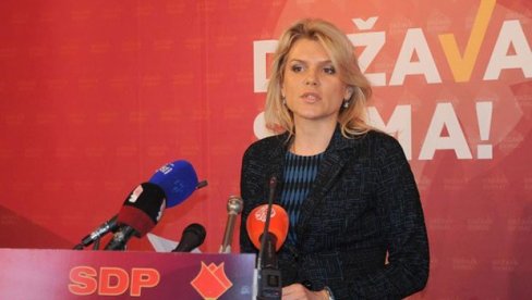 DRAGINJA PUKLA OD NERVOZE! Nova sramna izjava poslanice SDP, zna samo da preti i vređa