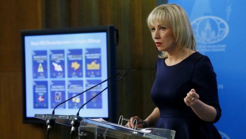 ZAHAROVA RASKRINKALA VELIKU LAŽ: Lakše im je da neosnovano optuže Rusiju, nego da sarađuju