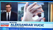 VUČIĆ ZA EURONJUZ: Cilj je bio da sačvamo živote ljudi, ponosan sam na naše dobre rezultate u vakcinaciji