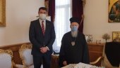 ВЛАДИМИР БОЖОВИЋ ПОСЕТИО ВАСЕЉЕНСКУ ПАТРИЈАРШИЈУ: Амбасадор Србије разговарао са васељенским патријархом, пренео поздраве Вучића и Порфирија