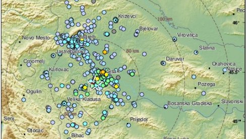 ЗЕМЉОТРЕС ПРОБУДИО НАРОД: Још један потрес код Сиска, осетио се и у Петрињи