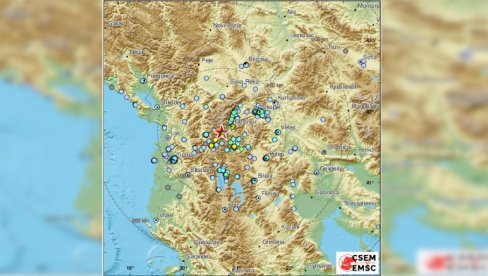 СНАЖАН ЗЕМЉОТРЕС ПОГОДИО СЕВЕРНУ МАКЕДОНИЈУ: Серија потреса, епицентар код Мавровског језера