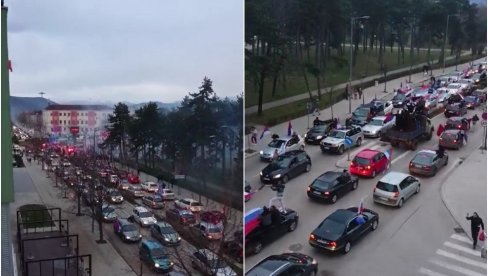 VIJORE SE SRPSKE TROBOJKE, POBEDA SE SLAVI! Nikšićani i danas izašli na ulice - automobili preplavili oslobođeni grad (VIDEO)