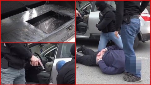 BACILI GA NA ZEMLJU I UPERILI PIŠTOLJE U NJEGA: Pogledajte snimak policijske akcije Gnev, velika zaplena droge (FOTO/VIDEO)