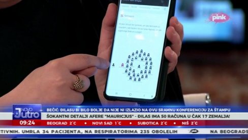 REZULTATI ISTRAŽIVANJA NOVOSTI: Andrijana Nešić u uživo programu pokazala veliku šemu Paskala Šmita (FOTO) REZULTATI ISTRAŽIVANJA NOVOSTI: Andrijana Nešić u uživo programu pokazala veliku šemu Paskala Šmita (FOTO)