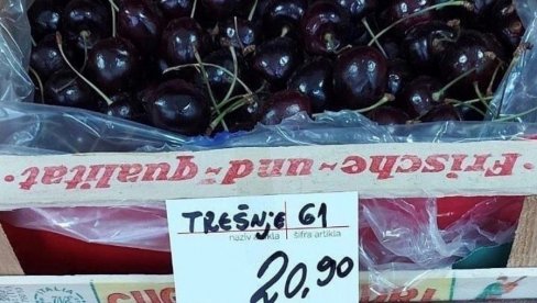 ZA RUBRIKU VEROVALI, ILI NE: Cena trešanja na crnogorskim pijacama dostigla rekordnih 21 evro!