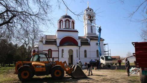 ZAVRŠNI RADOVI NA HRAMU SVETOG ILIJE PROROKA: Uskoro postavljanje platoa ispred ulaza u crkvu (FOTO)