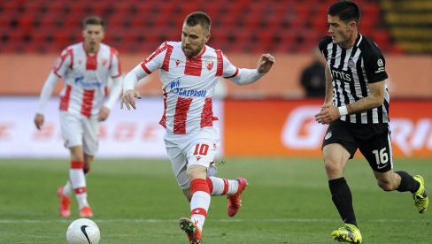 CRVENA ZVEZDA U 164. DERBIJU POBEDILA POBEDILA PARTIZAN POSVE VELIKE BITKE - 1:0 Ivanić overio titulu