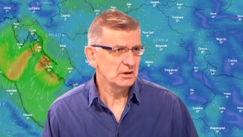 СТИГЛО ЗАХЛАЂЕЊЕ, ОВДЕ ЋЕ БИТИ НАЈВИШЕ НЕПОГОДА! Метеоролог Тодоровић: Овај дан ће бити најхладнији следеће недеље