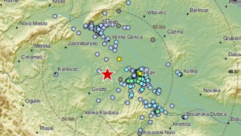 НОВИ ПОТРЕС У ХРВАТСКОЈ: Тресла се Банија!