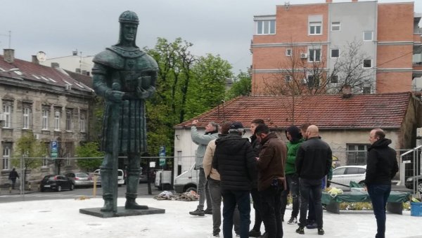 ПРВЕ ФОТОГРАФИЈЕ СПОМЕНИКА ДЕСПОТУ СТЕФАНУ: Свечано откривање у уторак (ФОТО+ВИДЕО)