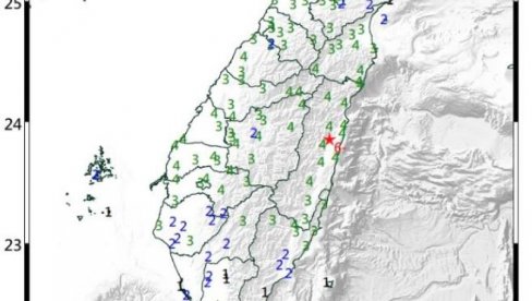 DVA SNAŽNA ZEMLJOTRESA POGODILA TAJVAN: Još uvek nema informacija o žrtvama i šteti! (VIDEO)
