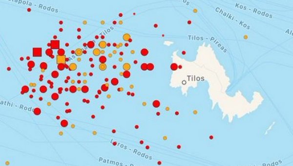 БЛАЖИ ЗЕМЉОТРЕС ПОГОДИО ГРЧКО ОСТРВО: Нема података о већој материјалној штети