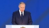 PUTIN SE OBRATIO FEDERALNOJ SKUPŠTINI: Svi prisutni morali tri puta da urade PCR test kako bi čuli važan govor predsednika (VIDEO)